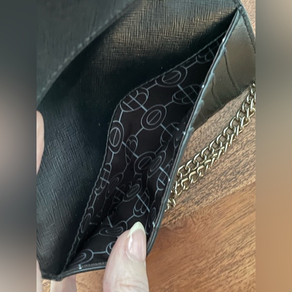 HENRI BENDEL Patchwork Crossbody Phone Wallet on Chain w/Dustbag - Picture 15 of 16